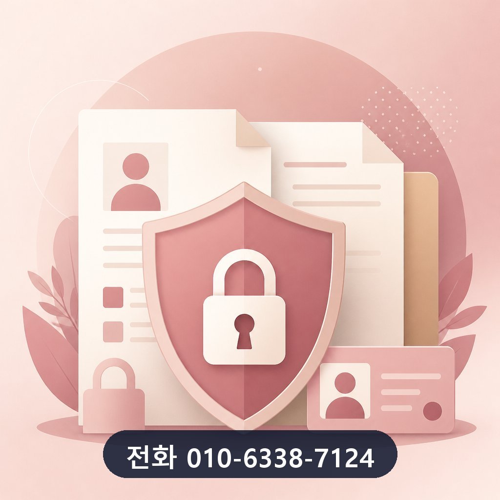 카드 결제 현금화 개인정보 보호 이미지 · 문의 010-6338-7124
